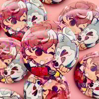 Image 3 of [ IN STOCK ] PERSONA 3-5 Mascot Duo Holo Buttons