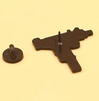 Image 3 of Pink Uzi Enamel Pin 