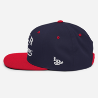 Image 3 of LOTG Tailsweep Snapback Hat - Navy/Red