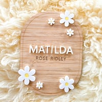 Image 2 of Daisy Announcement Plaques
