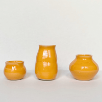 Orange Mini Vases
