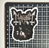 Image 2 of Mayhem Band Members Matte Vinyl Sticker