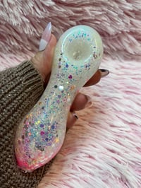 Image 2 of Cool Heart Freezable Glitter Pipe