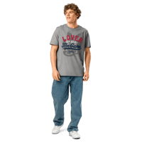 Image 3 of LOTG Tailsweep Unisex Organic T-shirt - Heather Gray