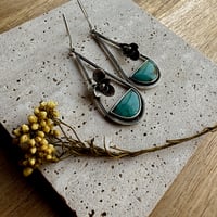 Image 3 of Turquoise succulent dangles 