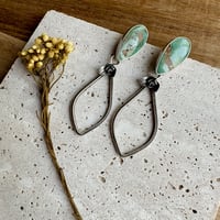 Image 1 of Turquoise succulent studs