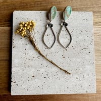 Image 3 of Turquoise succulent studs