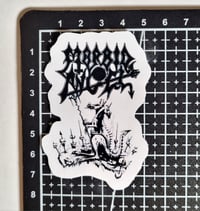 Image 2 of Morbid Angel Demon With Pitchfork Matte Vinyl Sticker