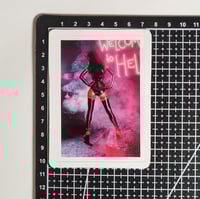 Image 2 of Elisanth Welcome To Hell Latex Suit #2 Matte Vinyl Sticker