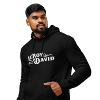 Image 2 of LOTG Signature Unisex Organic Hoodie - Black