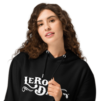 Image 3 of LOTG Signature Unisex Organic Hoodie - Black