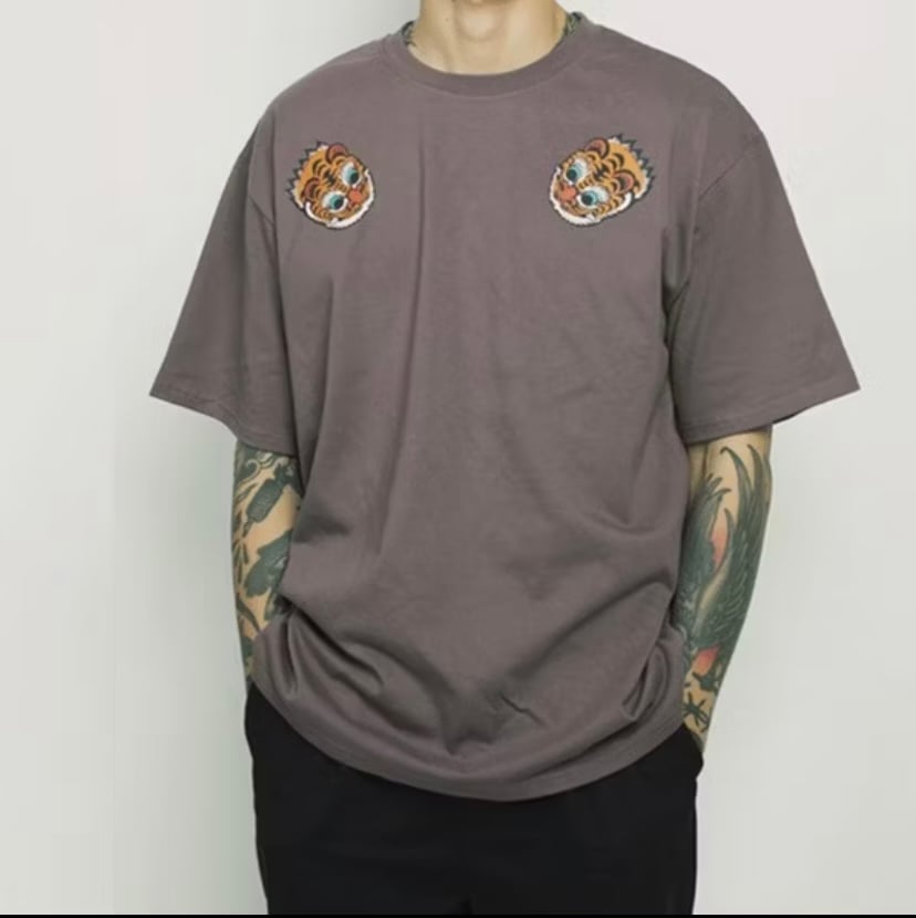 Image of VISE ELECTRIC -TAIWAN TIGER /Mauve T-shirt