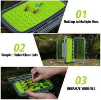 Image 3 of GOTURE Waterproof Fly Fishing Box