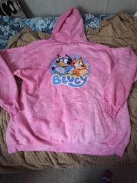 Image 1 of Customized pink tye dyed sweatsuit