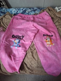 Image 2 of Customized pink tye dyed sweatsuit