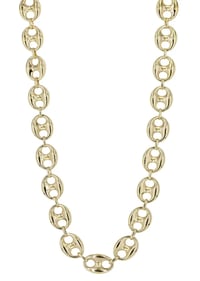 Image 4 of Semi Solid Puff Chain 14K Gold