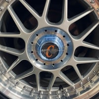 Image 2 of Steady Works - Translucent Blue Racing Hart C1 style replacement caps, set of 4