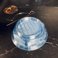 Image 4 of Steady Works - Translucent Blue Racing Hart C1 style replacement caps, set of 4