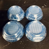 Image 5 of Steady Works - Translucent Blue Racing Hart C1 style replacement caps, set of 4