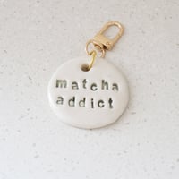 Image 1 of Matcha Addict Keychain