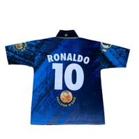 Image 2 of Vintage Ronaldo Fenomeno Football Bootleg Shirt 