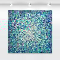 Image 1 of 'Azure pacific' - 76x76cm