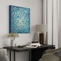 Image 6 of 'Azure pacific' - 76x76cm