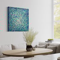 Image 7 of 'Azure pacific' - 76x76cm