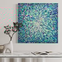Image 8 of 'Azure pacific' - 76x76cm