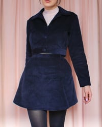 Image 7 of Cropped Phuncle Jacket - Navy