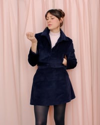 Image 5 of Cropped Phuncle Jacket - Navy
