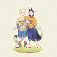 Image 1 of Evil Cubs Gojo & Geto /Standee/Leather Coaster/Keychain