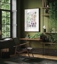 Image 5 of Pink Plants Poster