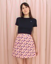Image 1 of Ready to ship: S Phuncle cropped merino T-Shirt- Midnight
