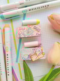 Image 2 of I'm a Writer / I'm an Artist [Pin + Sticker & Bookmark]