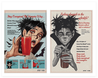 Image 1 of “Vampire Choso” Meme Postcard