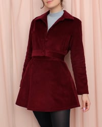 Image 3 of Marcia skirt - Burgundy 