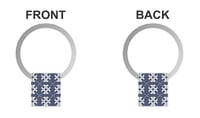 Image 4 of Brand 4'js Initials "Woman's keyring"