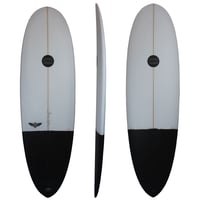Image 1 of 6-4 Maluku Flying Frog Surfboard Black Tail Tint Future Quad Fins 
