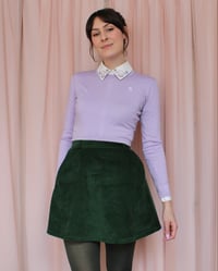 Image 5 of Phuncle Long Sleeve Cropped Merino T Sweater - Lilac