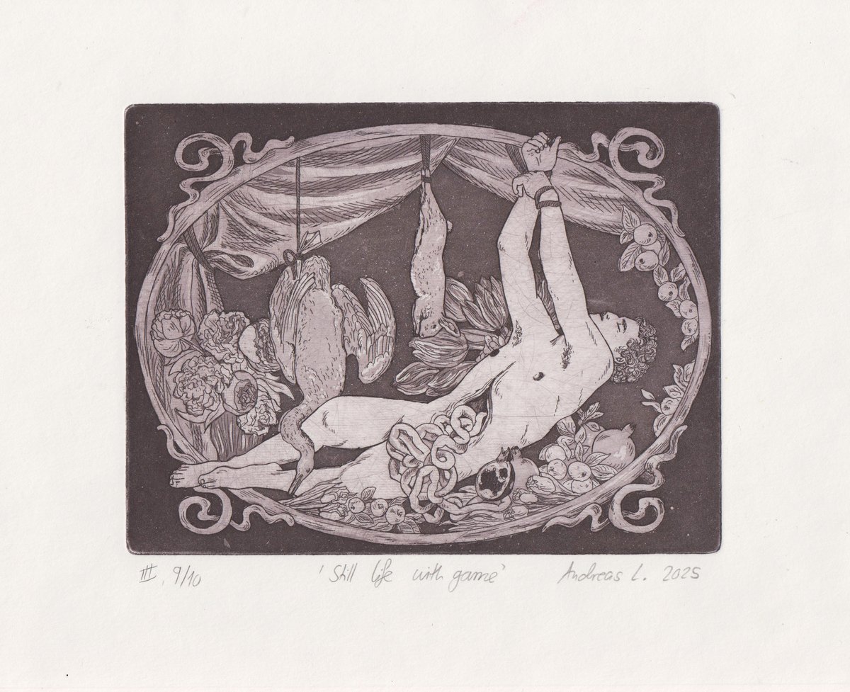 Image of Still Life with Game (etching + aquatint)