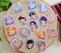 Image 3 of Stray kids flowers [Keychain + Sticker & Bookmark]