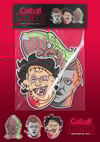 Cartoon Horror Sticker Pack 1