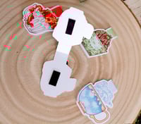 Image 2 of Elemental teacups [Sticker & Bookmark]