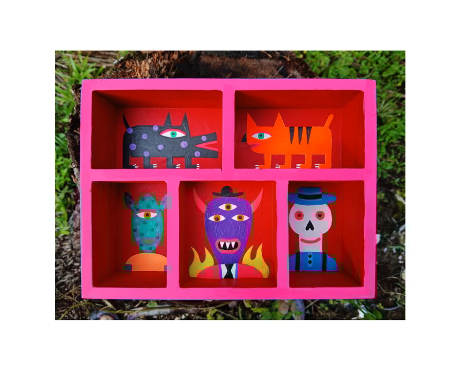 Image of  FUNKY BOX PAINTING