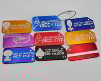 Image 1 of Starship Aluminum Luggage Tags