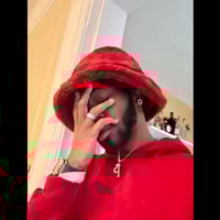 Image 3 of Deluxe Plush Bucket Hat MAROON