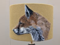 Needle Felt Fox Lampshade 