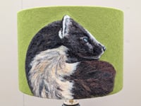 Needle Felt Pine Marten Lampshade 