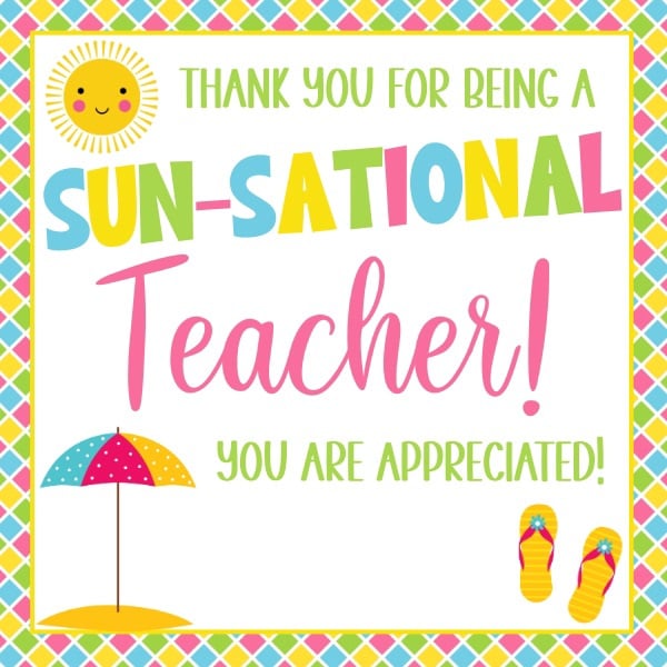 Image of End of Year Teacher Thank You 4 Pack Lip Balm Gift Set 
